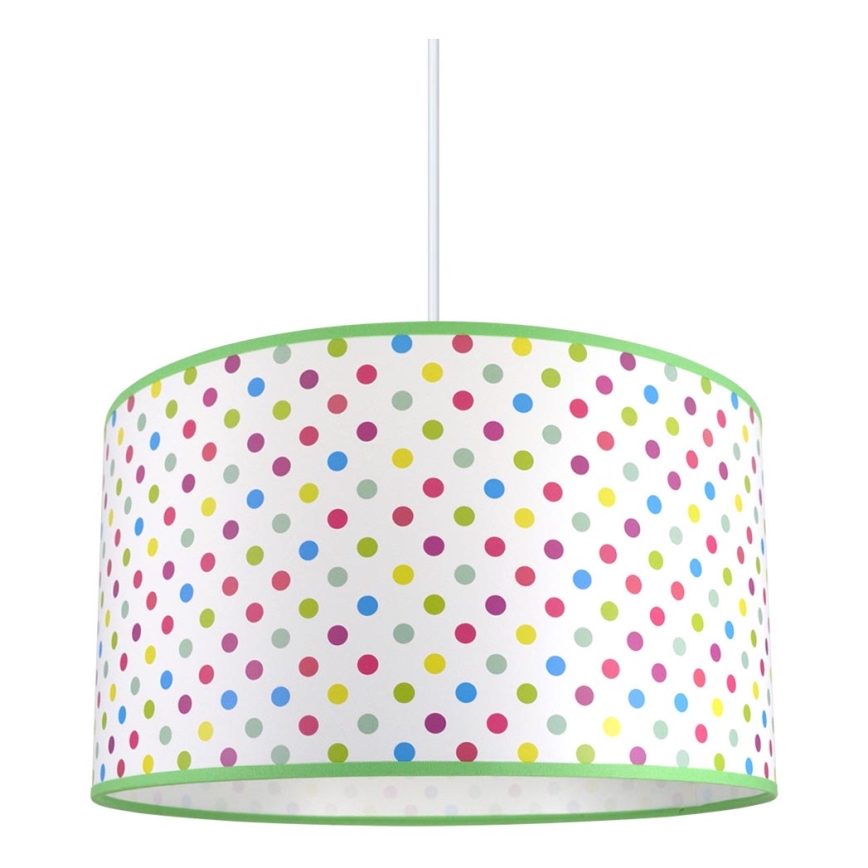 Children chandelier on a string DOTS 1xE27/60W/230V