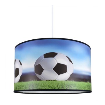 Children chandelier on a string FOOTBALL 1xE27/60W/230V