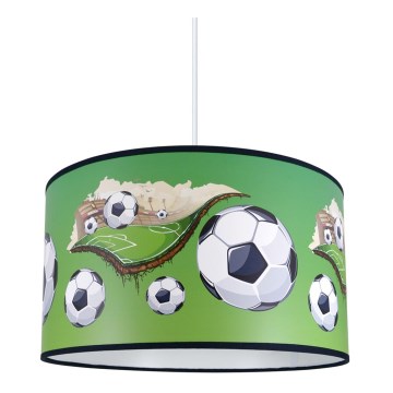 Children chandelier on a string FOOTBALL 1xE27/60W/230V