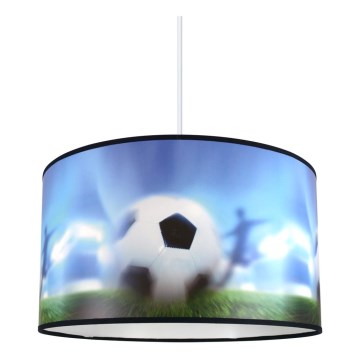 Children chandelier on a string FOOTBALL 1xE27/60W/230V