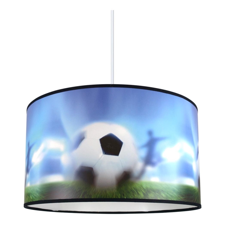 Children chandelier on a string FOOTBALL 1xE27/60W/230V