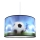 Children chandelier on a string FOOTBALL 1xE27/60W/230V