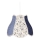 Children chandelier on a string ZUZA 1xE27/60W/230V blue