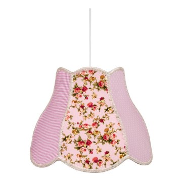 Children chandelier on a string ZUZA 1xE27/60W/230V pink