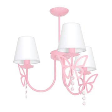 Children pendant chandelier CHARLOTTE 3xE14/40W/230V