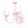 Children pendant chandelier CHARLOTTE 3xE14/40W/230V