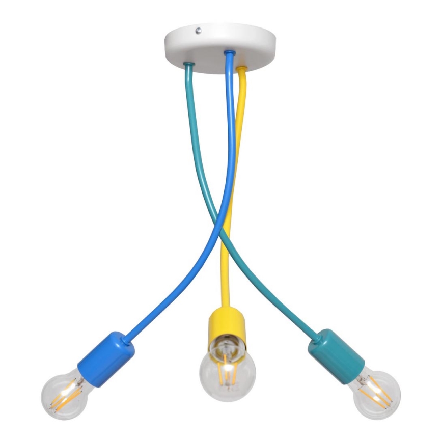 Children pendant chandelier HARVARD 3xE27/15W/230V