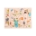 Children's anti-slip rug ARES STREETS 80 x 150 cm beige/safari
