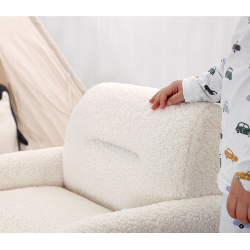 Children's Armchair LORY – White