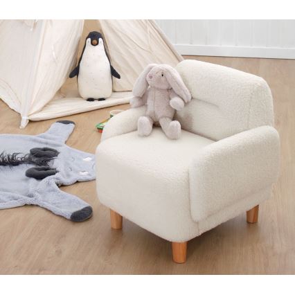 Children's Armchair LORY – White