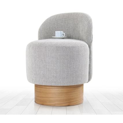 Children's armchair RIKI 40x47 cm grey