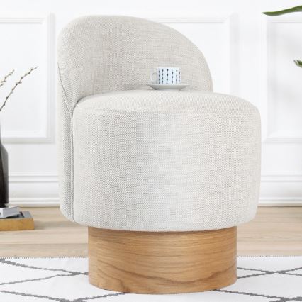 Children's Armchair RIKI 40x47 cm Light Grey