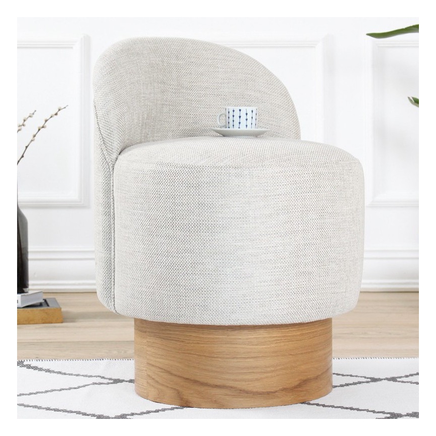 Children's Armchair RIKI 40x47 cm Light Grey