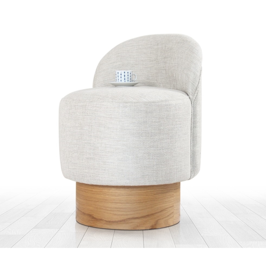 Children's Armchair RIKI 40x47 cm Light Grey