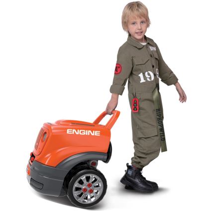 Children's car repair shop orange/grey