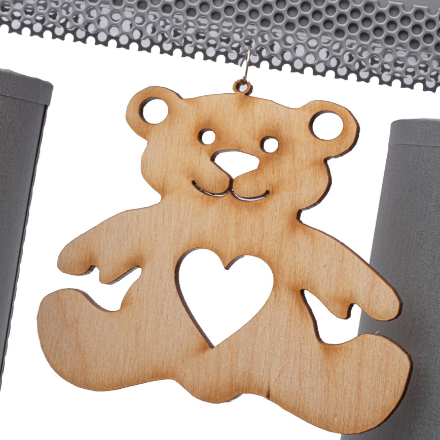 Children's ceiling light BEAR 2xE27/60W/230V