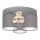 Children's ceiling light BEAR 3xE27/60W/230V