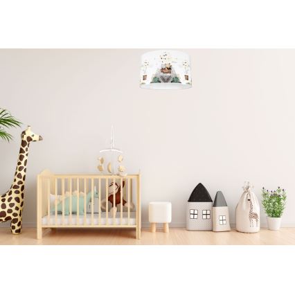 Children's ceiling light BEARS 1xE27/60W/230V