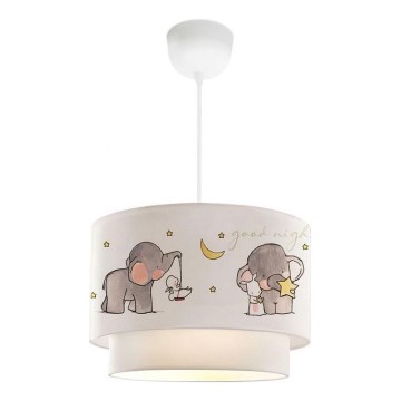 Children's ceiling light CANDY 1xE27/40W/230V white/grey