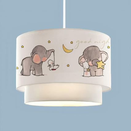 Children's ceiling light CANDY 1xE27/40W/230V white/grey