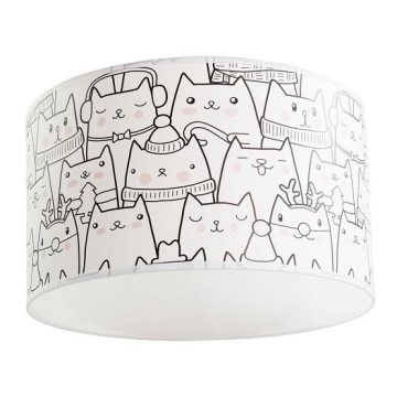 Children's ceiling light CATS 1xE27/60W/230V
