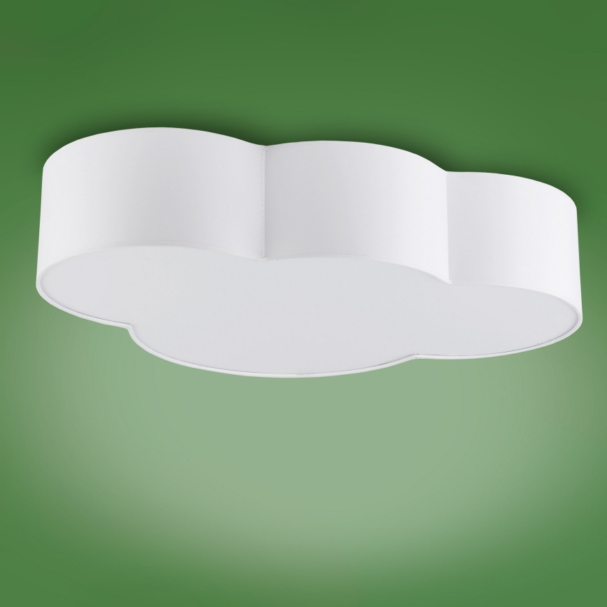 Children's ceiling light CLOUD 4xE27/15W/230V white
