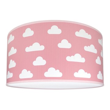 Children's ceiling light CLOUDS PINK 2xE27/60W/230V pink