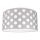 Children's ceiling light DOTS GREY 2xE27/60W/230V grey