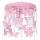 Children's ceiling light ELZA butterflies 3xE27/60W/230V pink