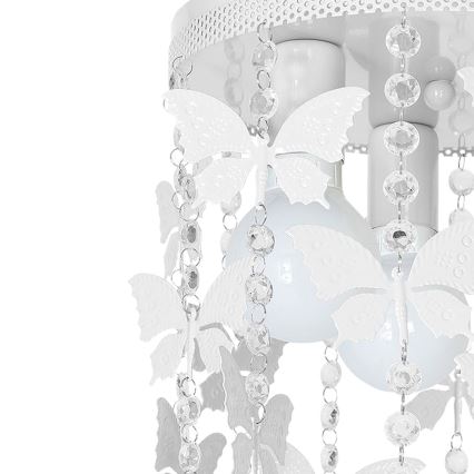 Children's ceiling light ELZA butterflies 3xE27/60W/230V white