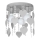 Children's ceiling light ELZA hearts 3xE27/60W/230V grey