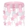 Children's ceiling light ELZA stars 3xE27/60W/230V pink