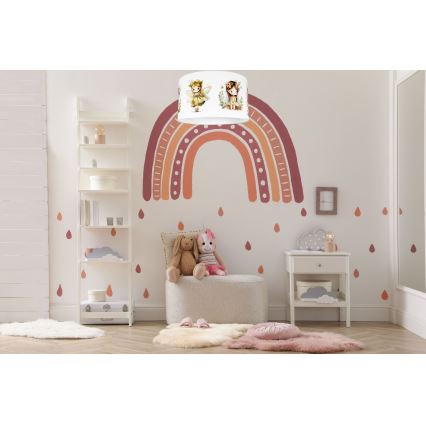 Children's ceiling light FAIRIES 1xE27/60W/230V