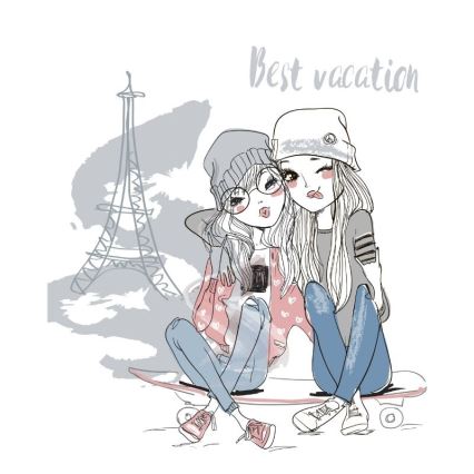 Children's ceiling light GIRLS VIBES 1x E27/60W/230V Ø 40 cm Paris