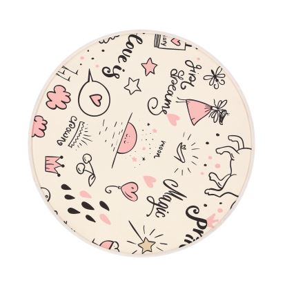 Children's ceiling light KIDDY 2xE27/40W/230V beige/pink