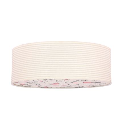 Children's ceiling light KIDDY 2xE27/40W/230V beige/pink