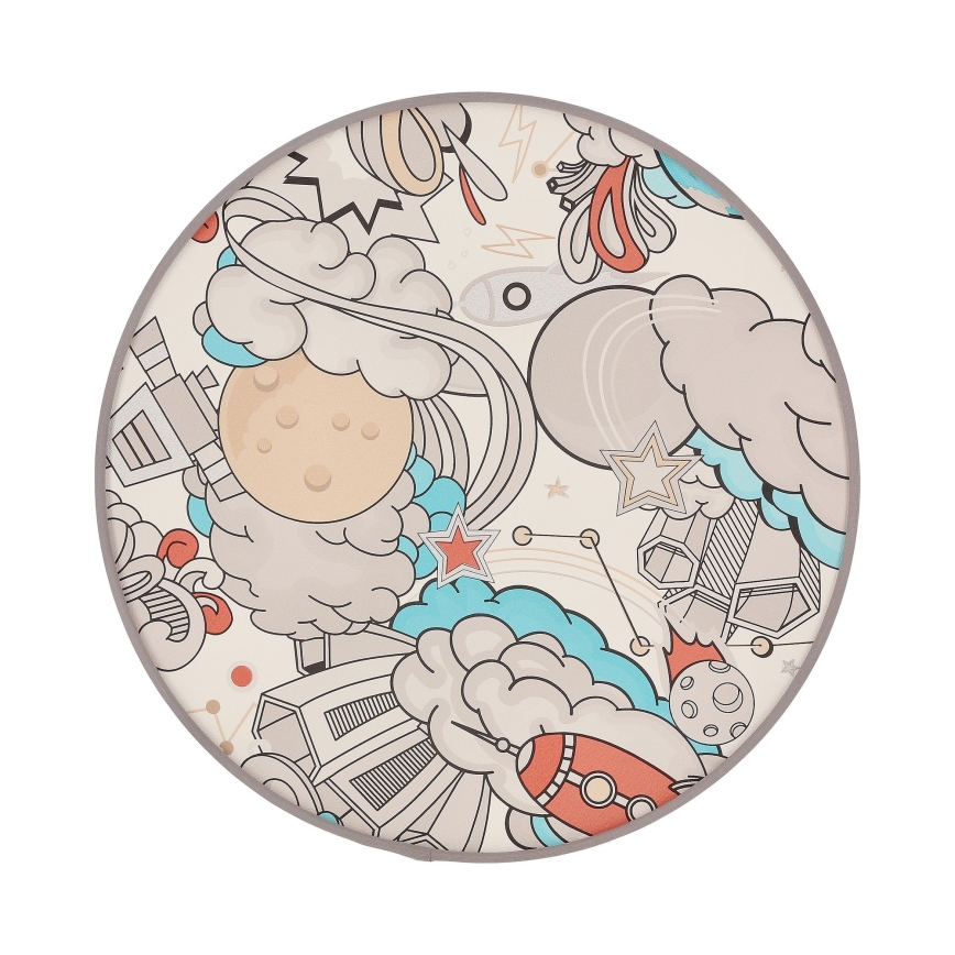 Children's ceiling light KIDDY 2xE27/40W/230V white/beige