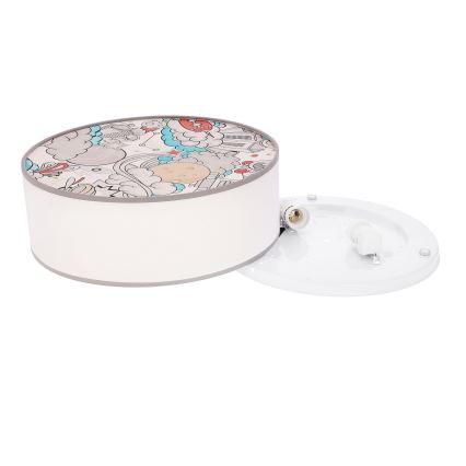 Children's ceiling light KIDDY 2xE27/40W/230V white/beige