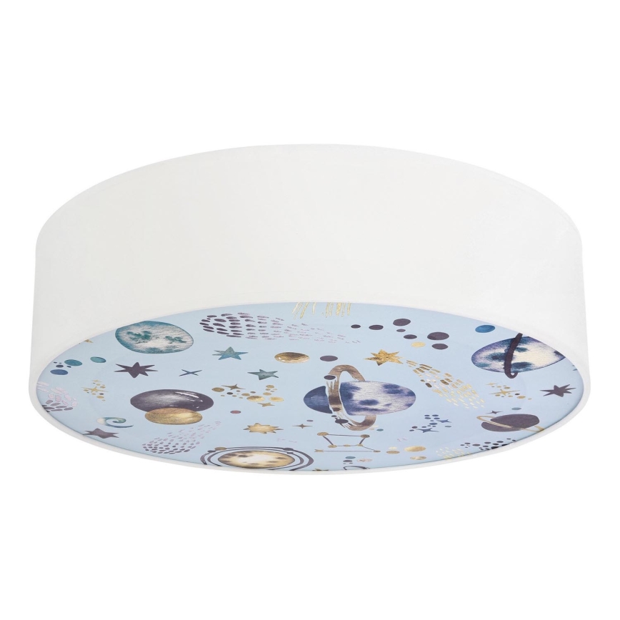Children's ceiling light KIDDY 2xE27/40W/230V white/blue