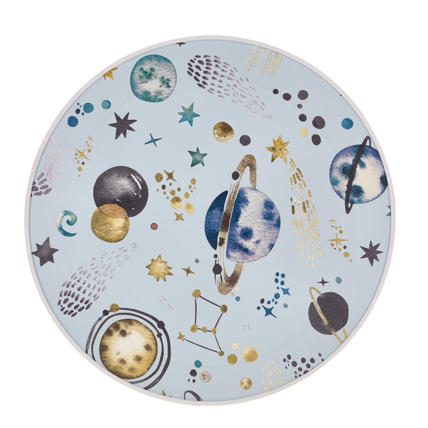 Children's ceiling light KIDDY 2xE27/40W/230V white/blue