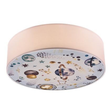 Children's ceiling light KIDDY 2xE27/40W/230V white/blue