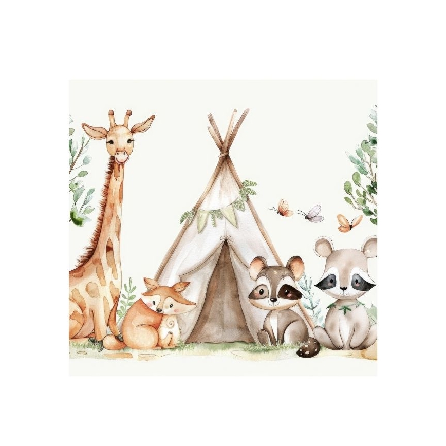 Children's ceiling light KIDS ROOM 1x E27/60W/230V, Ø 40 cm – animal-themed