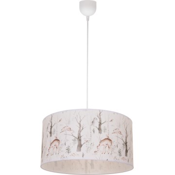 Children's ceiling light KIDS ROOM, 1x E27/60W/230V, Ø 40 cm — animal-themed