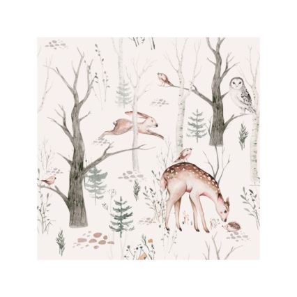 Children's ceiling light KIDS ROOM, 1x E27/60W/230V, Ø 40 cm — animal-themed