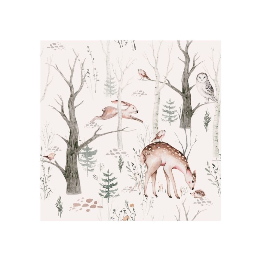 Children's ceiling light KIDS ROOM, 1x E27/60W/230V, Ø 40 cm — animal-themed