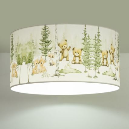 Children's ceiling light KIDS ROOM 1xE27/60W/230V, diameter 40 cm, playful animal design