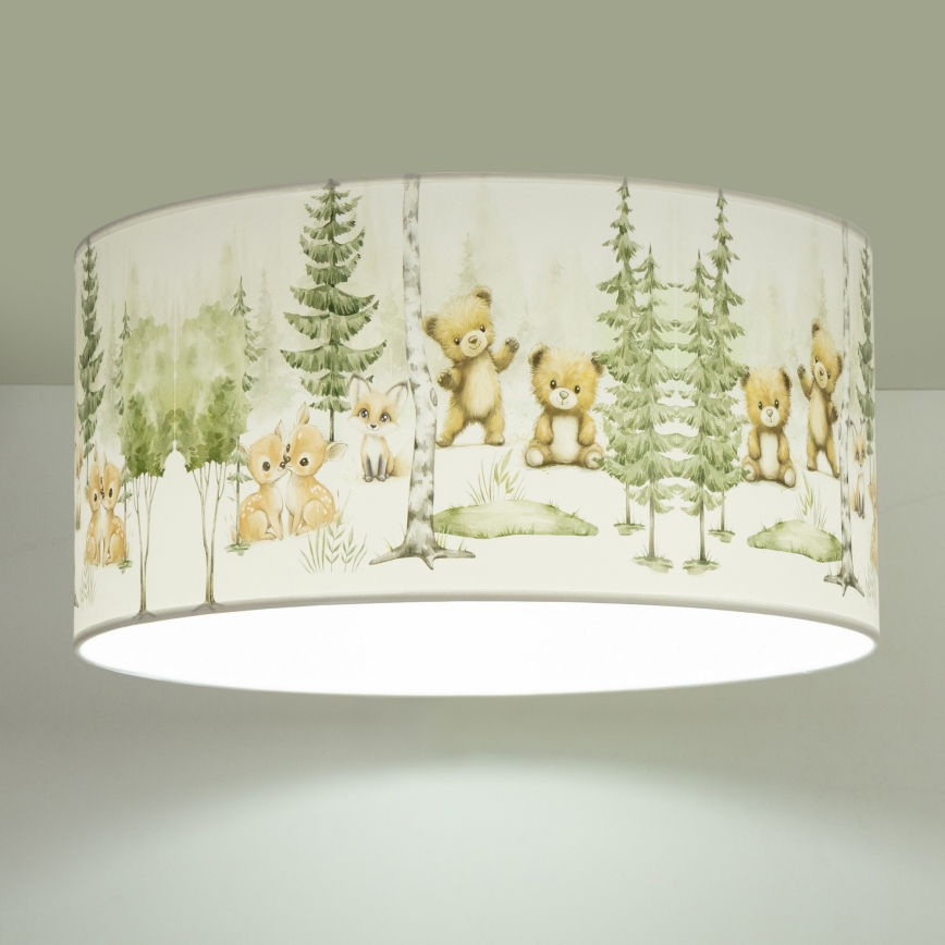 Children's ceiling light KIDS ROOM 1xE27/60W/230V, diameter 40 cm, playful animal design