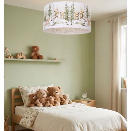 Children's ceiling light KIDS ROOM 1xE27/60W/230V, diameter 40 cm, playful animal design