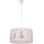 Children's ceiling light KIDS ROOM 1xE27/60W/230V Ø 40 cm animal-themed