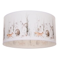 Children's ceiling light KIDS ROOM 1xE27/60W/230V Ø 40 cm - animal-themed